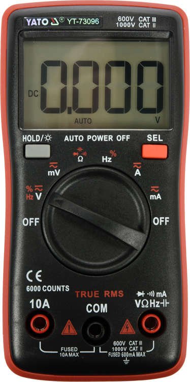 DIGITAL MULTIMETER TRUE RMS (YT-73096)