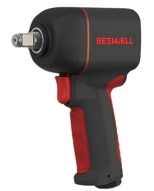 PNEUMATIC IMPACT WRENCH NARROW MINI (119 MM) 1/2", 1220 NM (BW-112N2)
