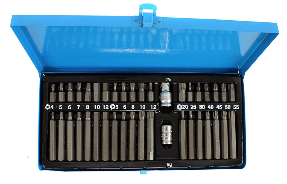 BIT SET | METAL BOX | 40 PCS. (66410V)
