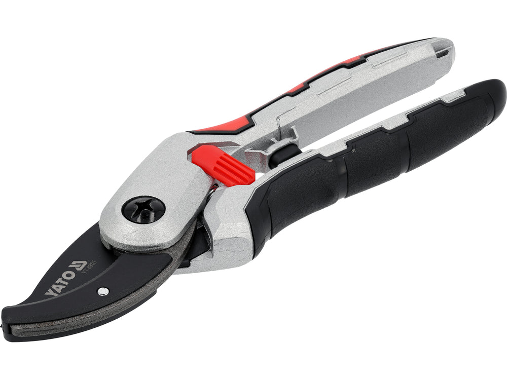 SECATEURS WITH LOCK | 205 MM | FOR BRANCHES UP TO 20 MM IN DIAMETER (YT-88121)