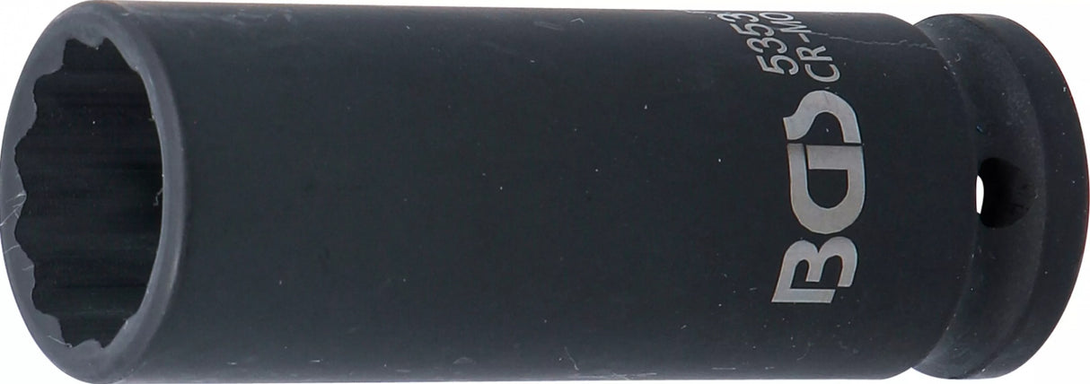 IMPACT SOCKET, 12-POINT, DEEP | 12.5 MM (1/2") DRIVE | 21 MM (5353)
