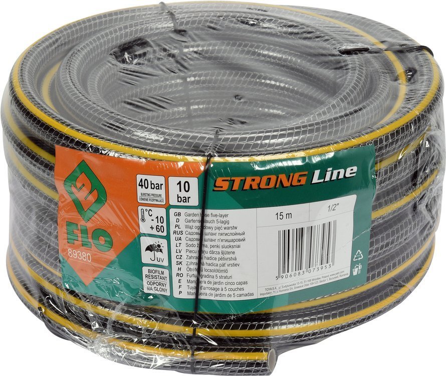 GARDEN HOSE FIVE-LAYER 1/2 15M (89380)