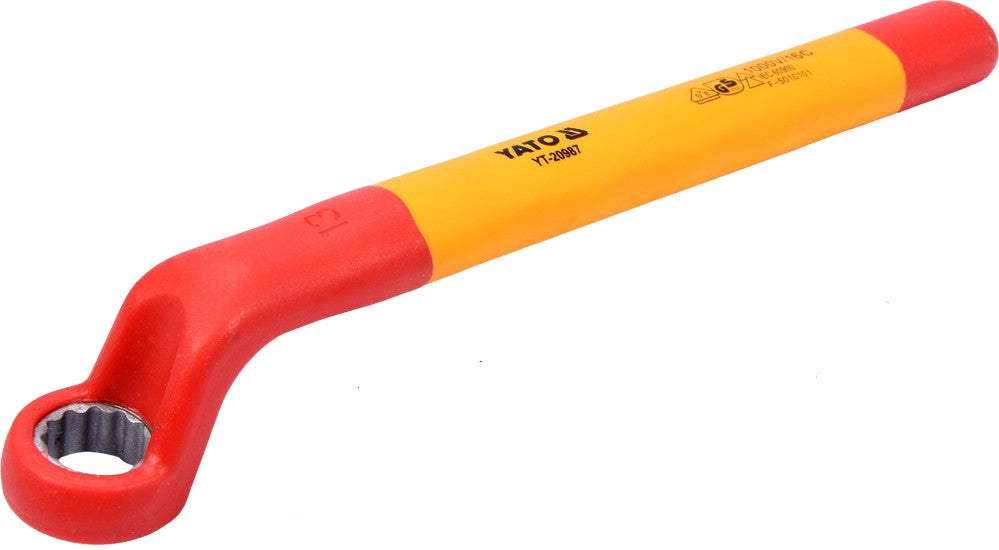 INSULATED RING WRENCH FOR ELECTRICIAN 13 MM VDE (YT-20987)