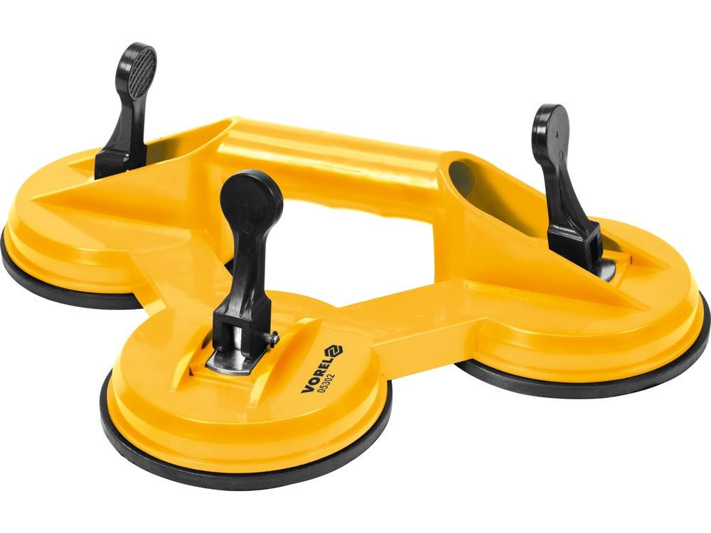 GLASS LIFTER WITH THREE SUCTION CUPS | 3X115 MM | UP TO 100 KG (05302)