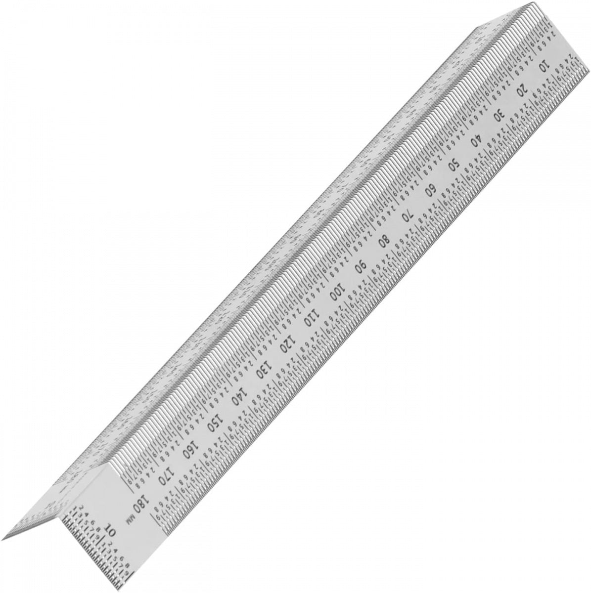 MARKING / SCRIBING RULER | STAINLESS STEEL | SQUARE | 180 MM (SR180)