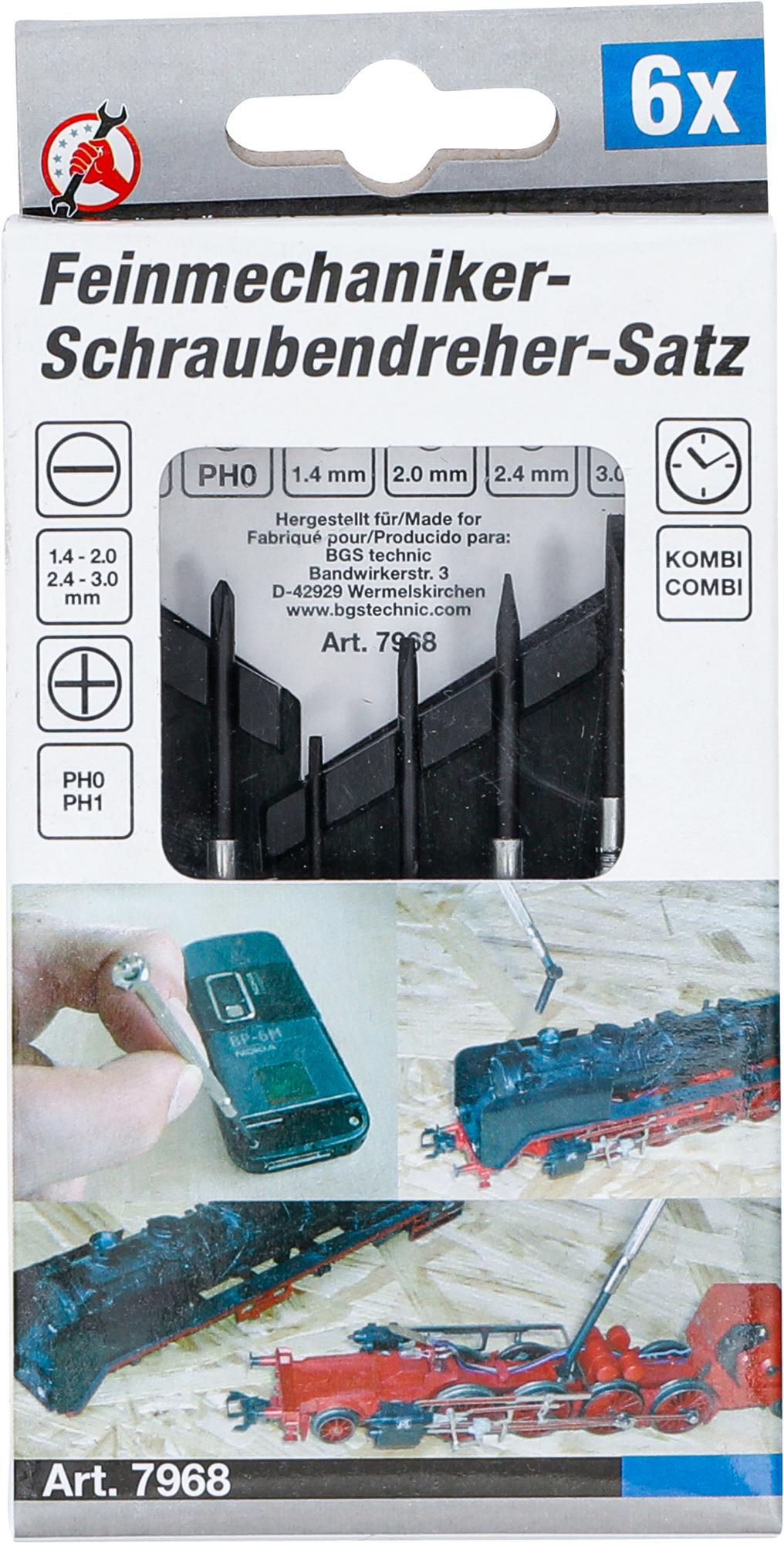 PRECISION SCREWDRIVER SET | 6 PCS. (7968)