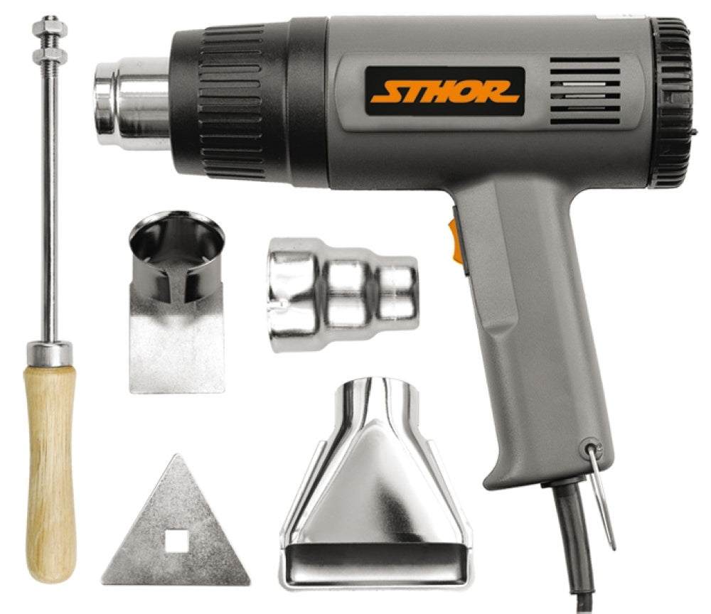 HOT AIR GUN 1500W W. ACCESSORIES /STHOR/ (79328)