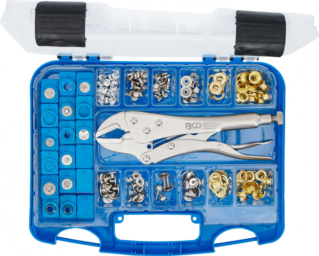EYELET AND SNAP FASTENER ASSORTMENT | 275 PCS. (572)