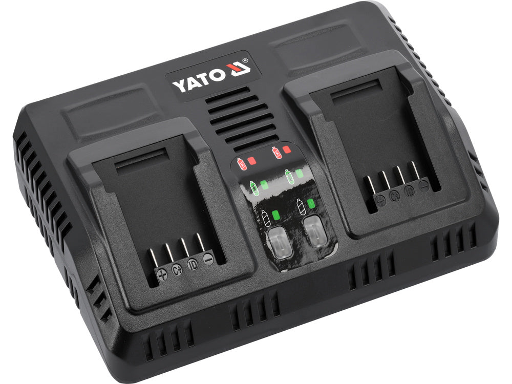 DOUBLE BATTERY CHARGER 18V 2.4A (YT-828499)