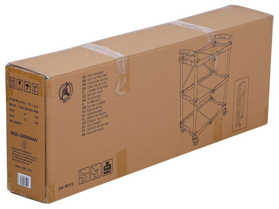 WORKSHOP TROLLEY MOBILE | FOLDABLE (90112)