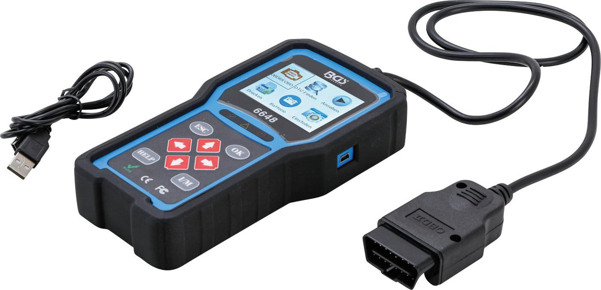 OBD 2 (EOBD) ERROR CODE DIAGNOSTIC TOOL (6648)