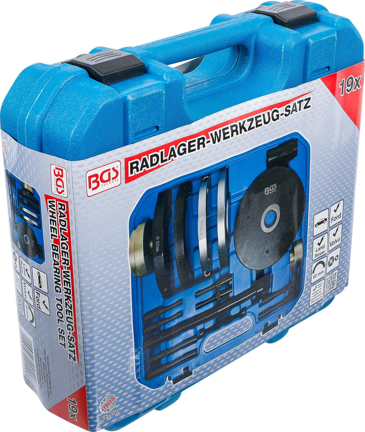 WHEEL BEARING TOOL SET | FOR FORD, LAND ROVER, VOLVO | Ø 82 MM (9101)