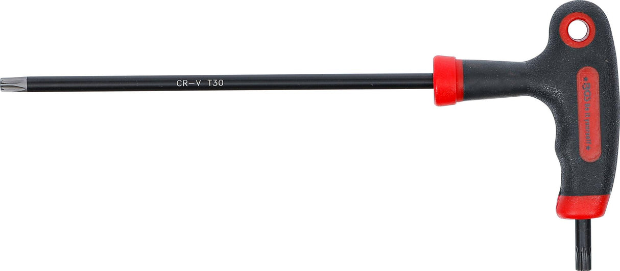 T-HANDLE L-TYPE WRENCH | T-STAR TAMPERPROOF/NON-TAMPERPROOF (FOR TORX) | T30 (7880-T30)