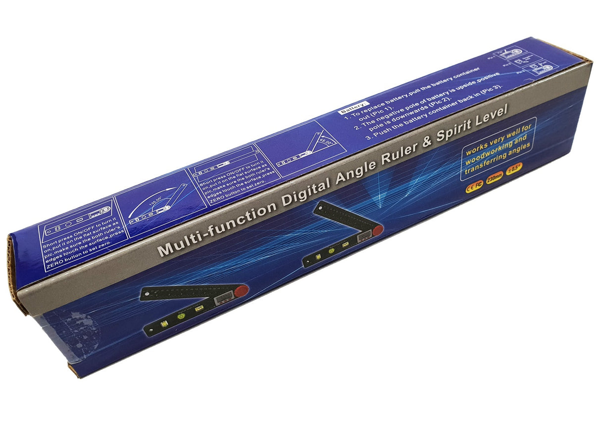 MULTIFUNCTIONAL DIGITAL ANGLE RULER / SPIRIT LEVEL | 4 IN 1 (DAR4)