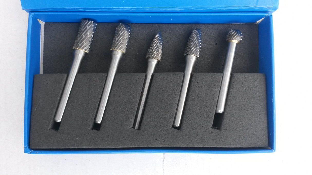 TUNGSTEN CARBIDE DIAMOND BURR SET | 6 MM | 5 PCS. (SK8698)