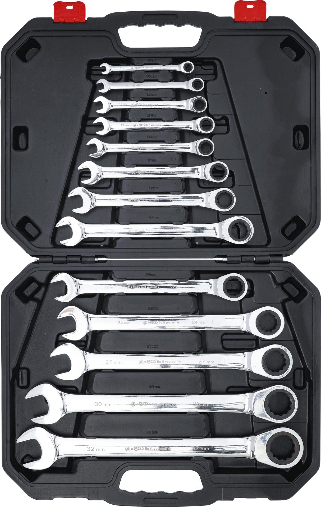 RATCHET COMBINATION WRENCH SET | 8 - 32 MM | 13 PCS. (30006)