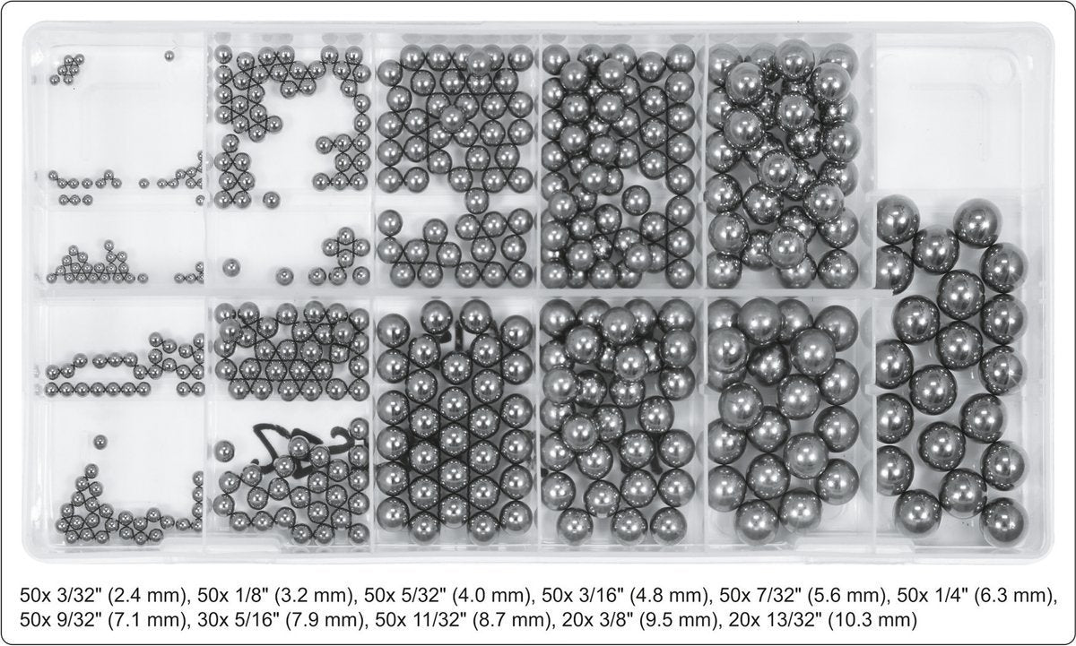 470 PC STEEL BALL ASSORTMENT (YT-06680)