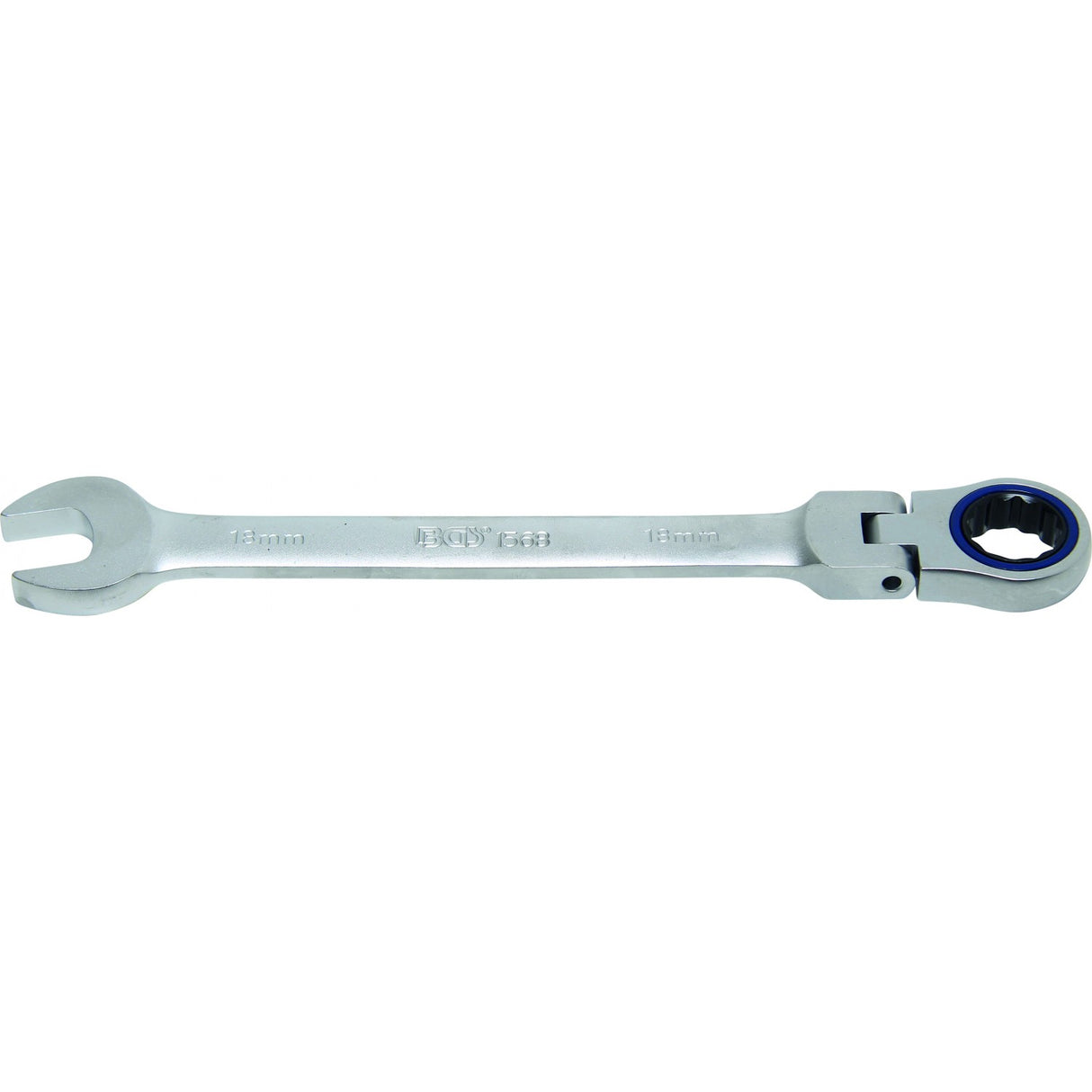 FLEX HEAD RATCHET WRENCH 72 TEETH CR-V 18 MM (1568)