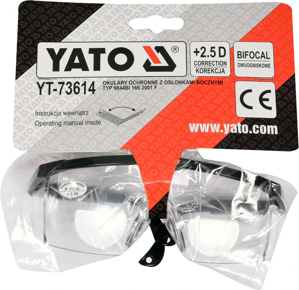 CORRECTIVE PROTECTION GLASSES WITH POLYC (YT-73614)