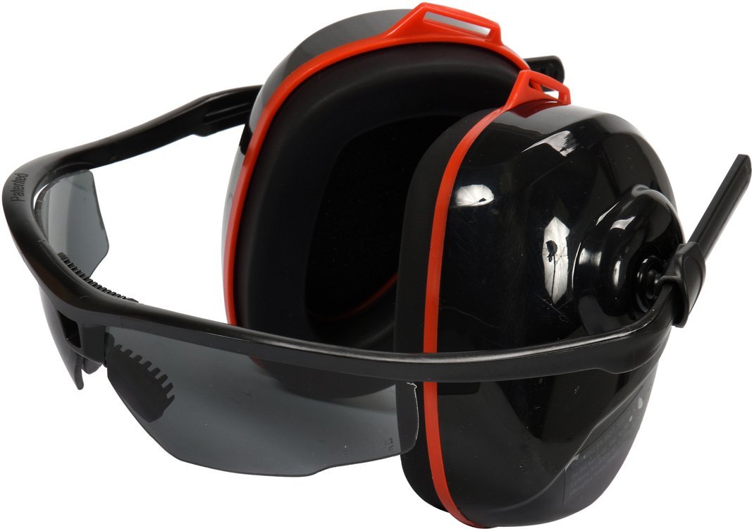 COMBINED EYE&EAR PROTECT. MUFFS GREY (YT-74635)