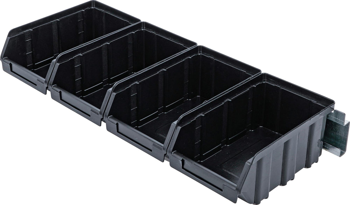 VISUAL STORAGE BOX SET | WITH SUSPENSION RAIL | FOR STORAGE SYSTEM COMBINATION | 4 PCS. (80195)