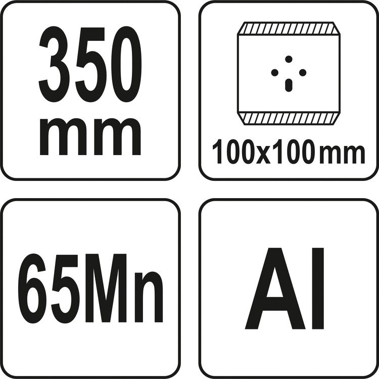 FLOOR SCRAPER 350MM HD 4'' (YT-52840)