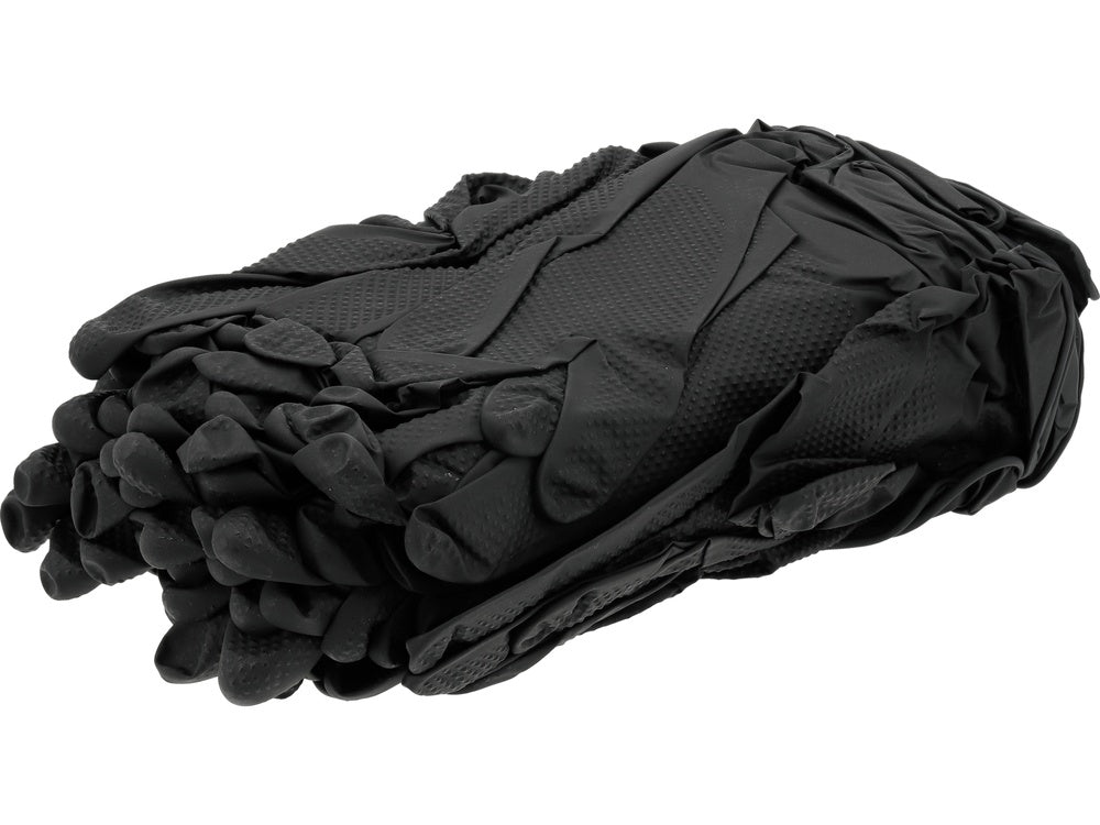 DISPOSABLE NITRILE DIAMOND TEXTURE GLOVES 50PCS SIZE: 2XL (11) (YT-74744)