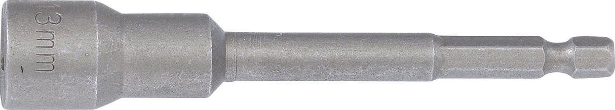 SOCKET, HEXAGON | EXTRA LONG | FOR ELECTRIC DRILLS | 6.3 MM (1/4") DRIVE | 13 MM (2769)