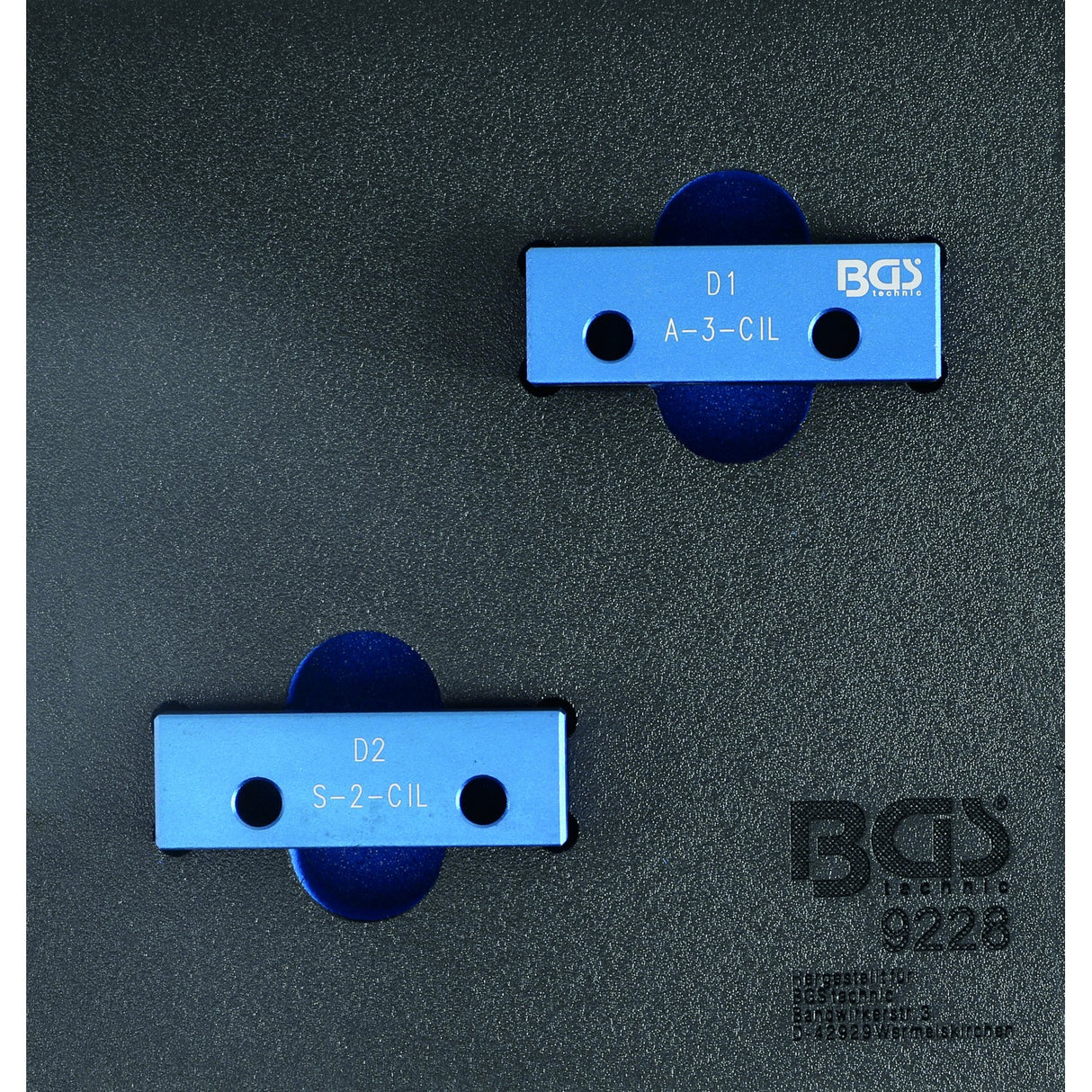 TOOL TRAY 1/6: CAMSHAFT LOCKING TOOL SET | FOR LANCIA 2.0 VIS 4 CYLINDER (9228)
