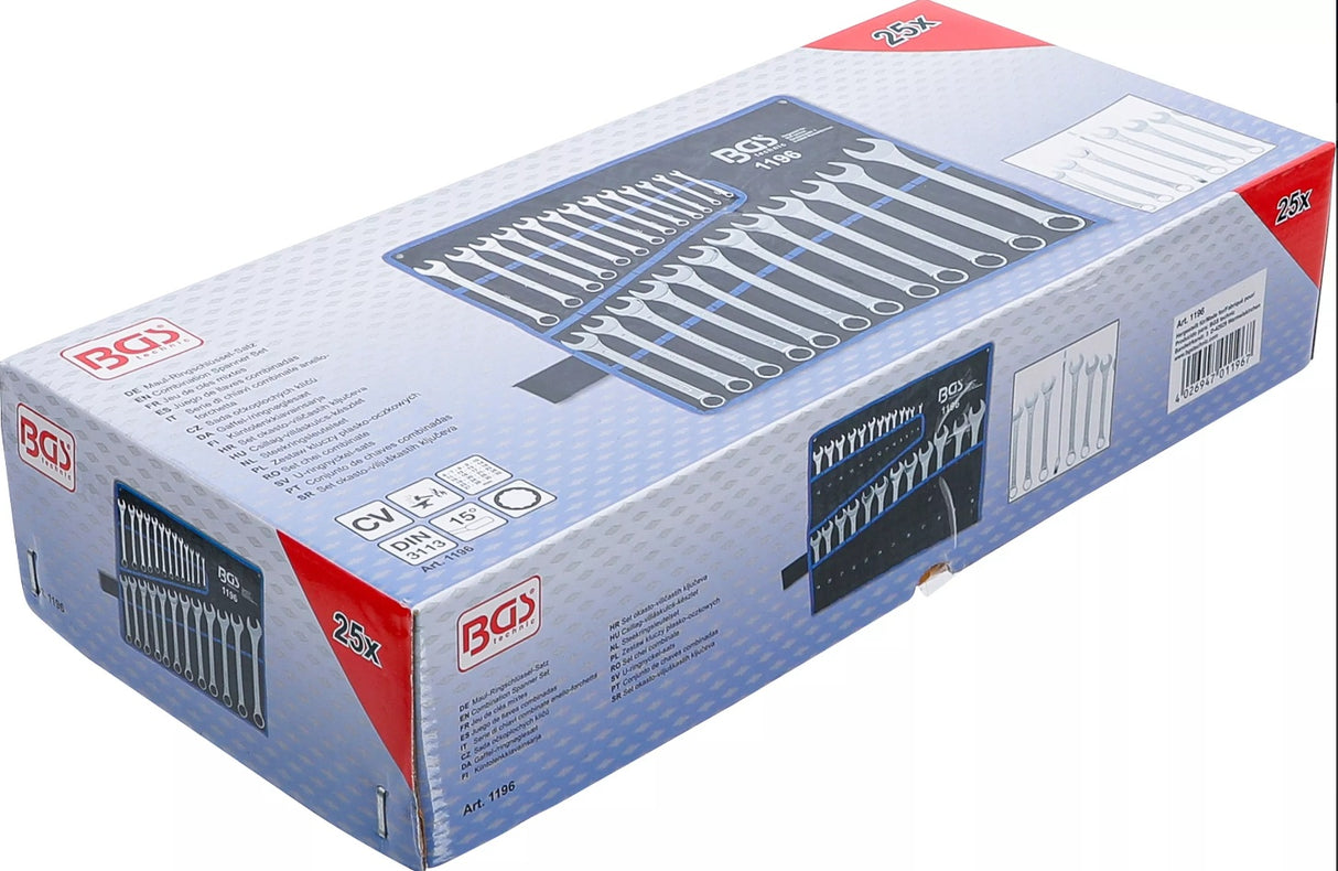 COMBINATION SPANNER SET | 6 - 32 MM | 25 PCS. (1196)