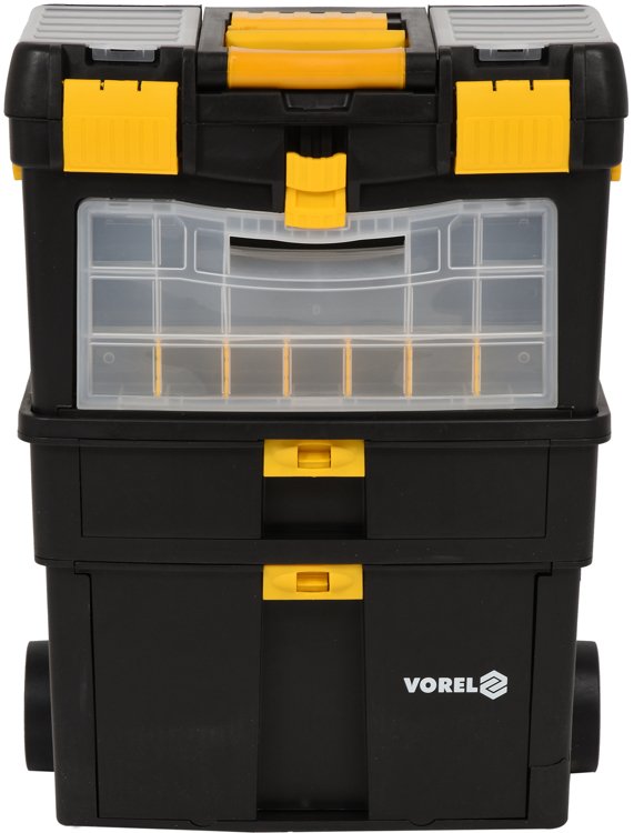 TROLLEY TOOL BOX W/ REMOVABLE ORGANIZER (78734)