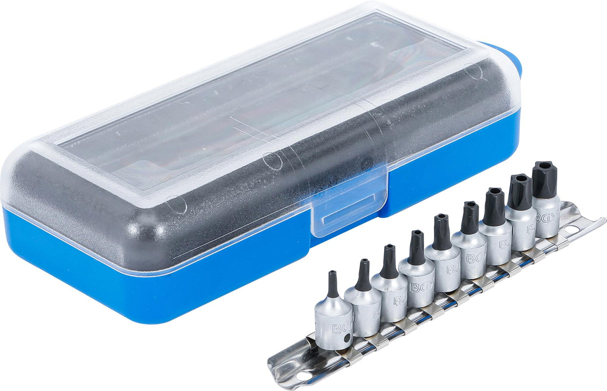 BIT SOCKET | 6.3 MM (1/4") DRIVE | TS-STAR TAMPERPROOF (FOR TORX PLUS) | 9 PCS. (2355)