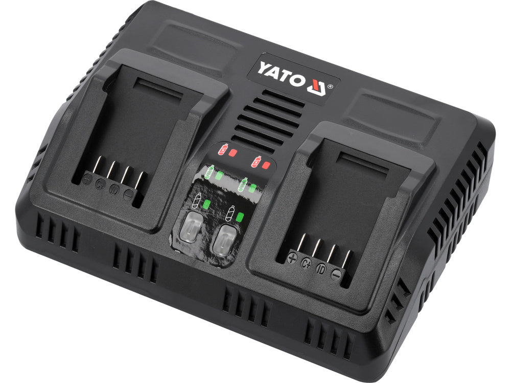 DOUBLE BATTERY CHARGER 18V 2.4A (YT-828499)