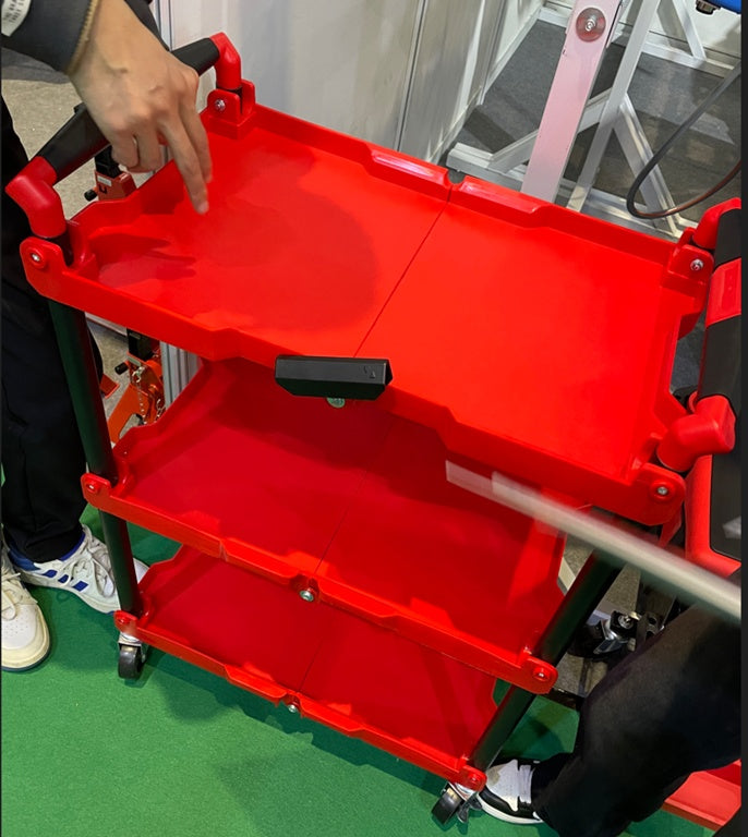 FOLDABLE WORKSHOP TROLLEY | 3-TIER (CX314)