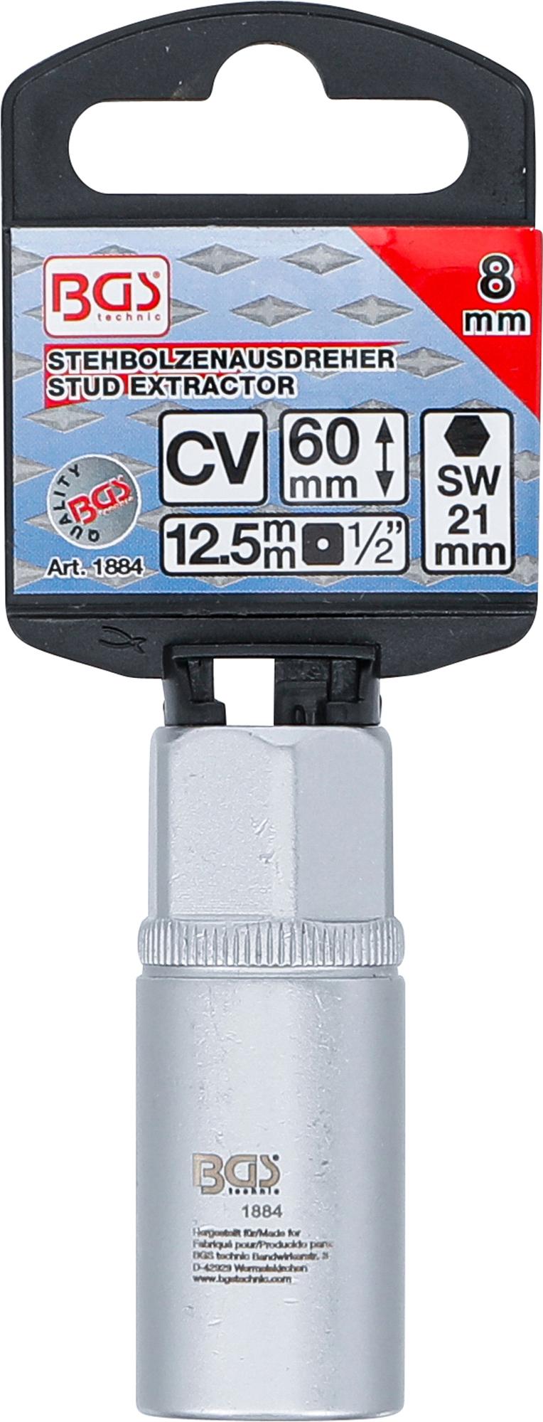 STUD EXTRACTOR | 12.5 MM (1/2") | 8 MM (1884)