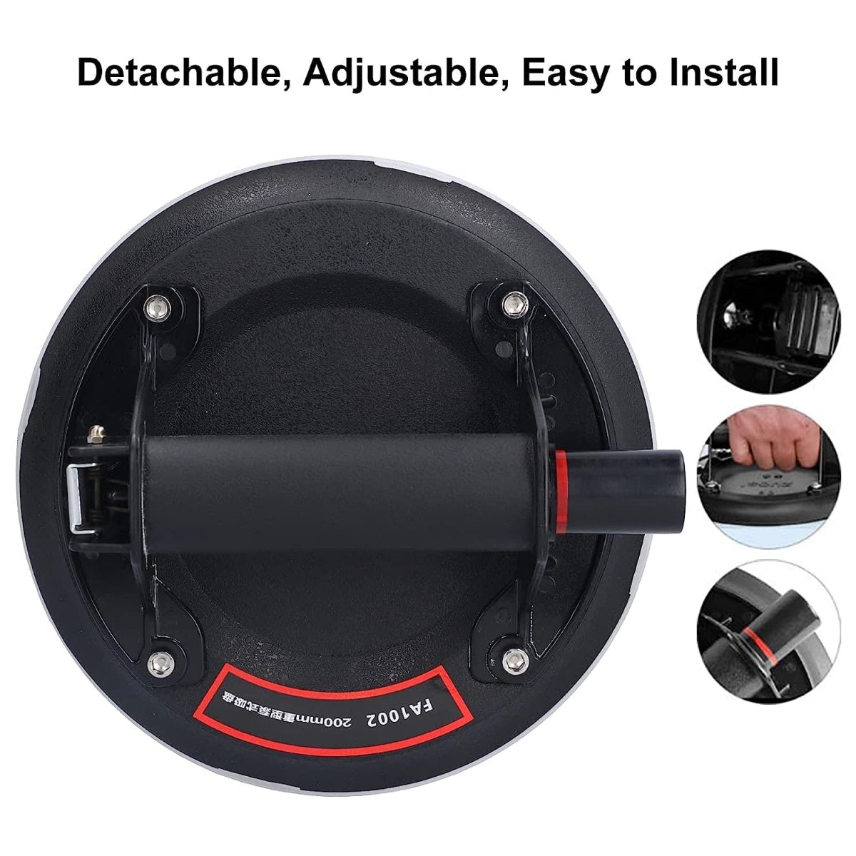 VACUUM SUCTION CUP LIFTER | EXTRA STRONG | 20CM/8" (VSC8-B)