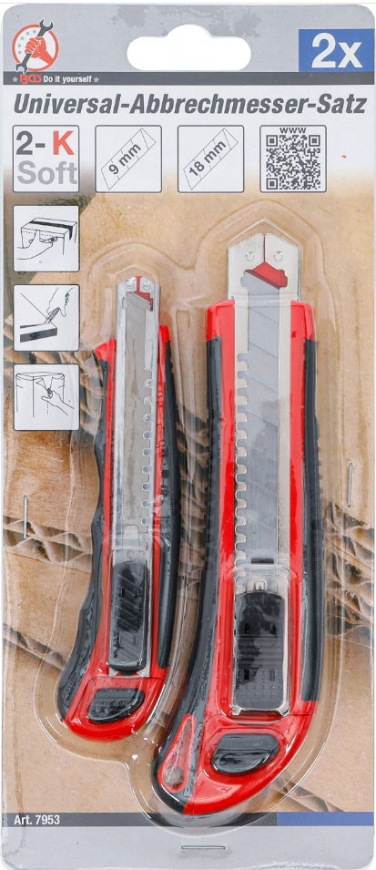 CUTTER SET | BLADE WIDTH 9 / 18 MM | 2 PCS. (7953)