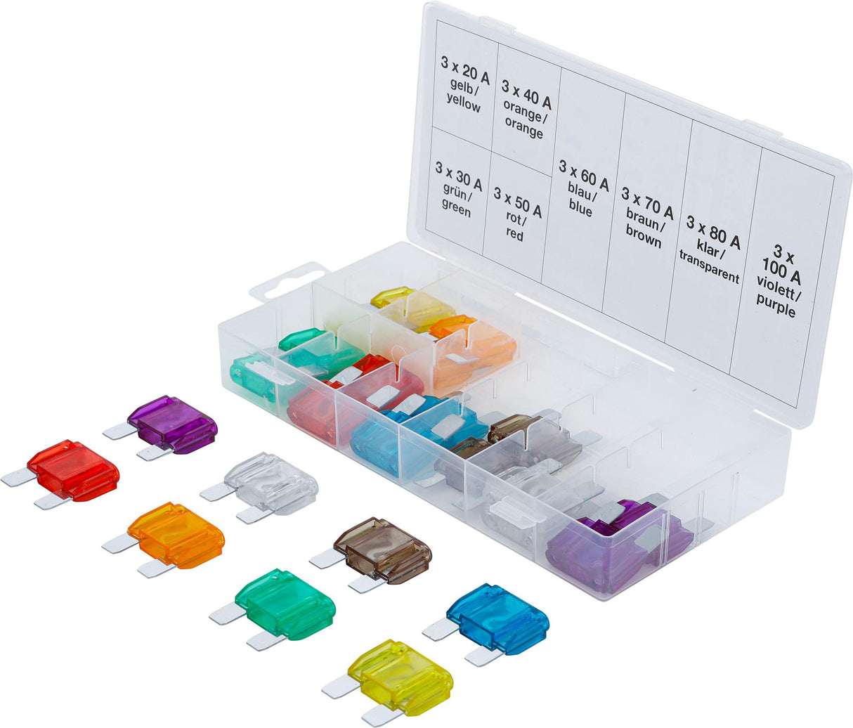 CAR FUSE ASSORTMENT | MAXI | 24 PCS. (8127)