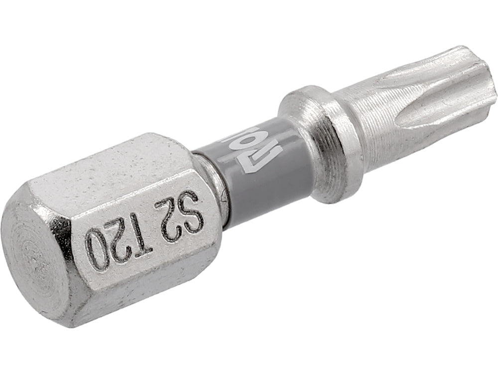 SCREWDRIVER BITS 1/4 25MM T20 2 PCS NI (YT-78013)