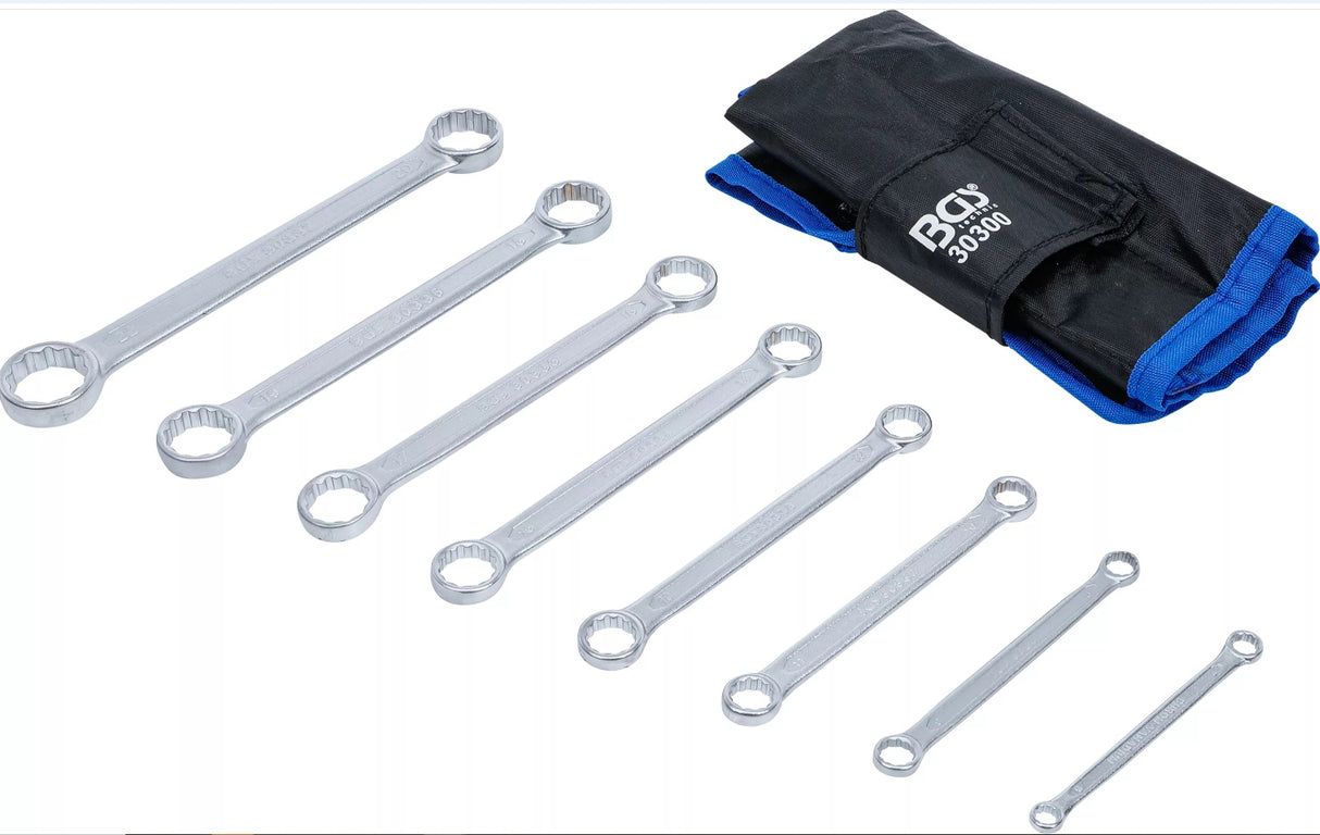 DOUBLE RING SPANNER SET | EXTRA FLAT | 6-22 MM | 8 PCS. (30300)