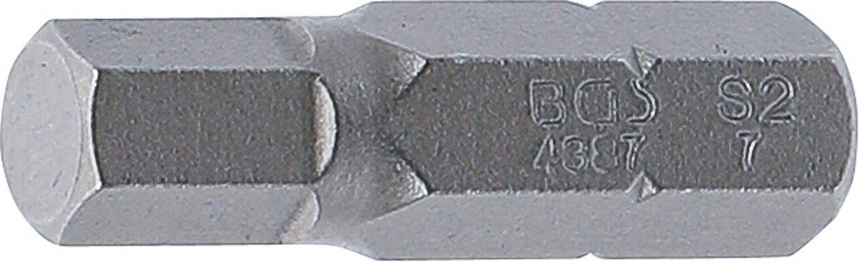BIT | LENGTH 30 MM | 8 MM (5/16") DRIVE | INTERNAL HEXAGON 7 MM (4387)