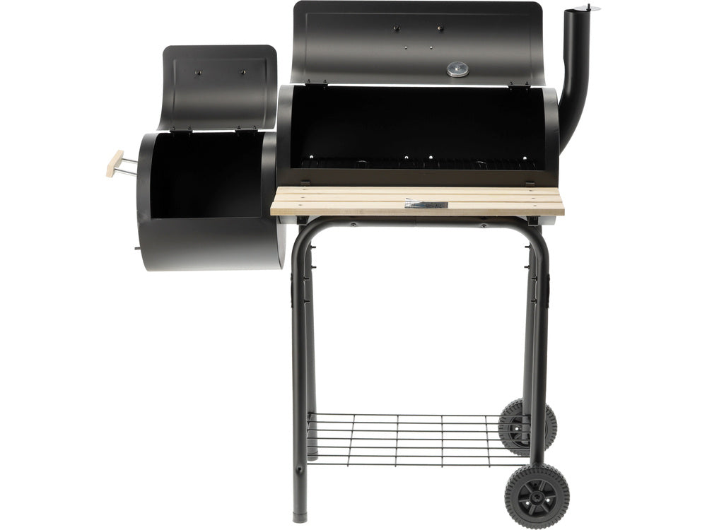 CHARCOAL GRILL WITH SMOKER GRATE 60X30CM (99901)