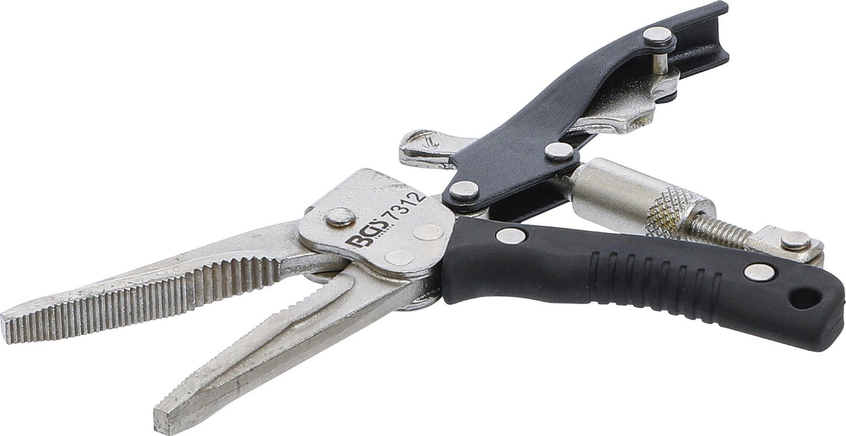LOCKING LONG NOSE GRIP PLIERS | WITH PISTOL GRIP | 170 MM (7312)