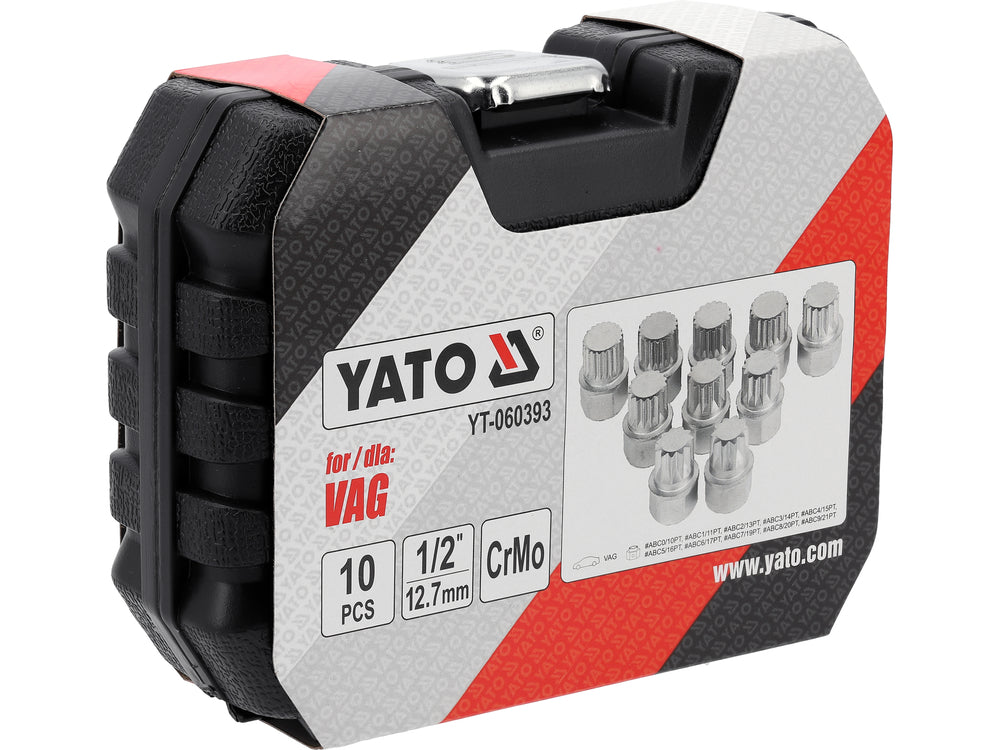 WHEEL NUTS SOCKET SET VAG 10PCS (YT-060393)