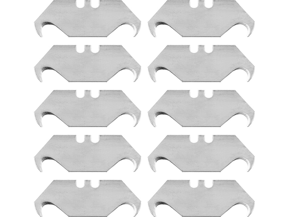 TRAPEZOID HOOK BLADES FOR UTILITY KNIVES | 10 PCS (YT-75230)