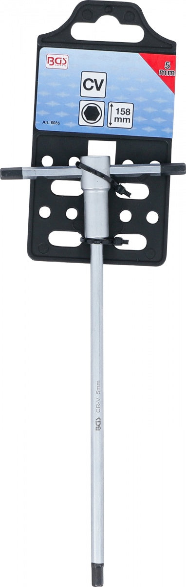 SCREWDRIVER WITH SLIDING T-HANDLE | INTERNAL HEXAGON | 5 MM (6086)