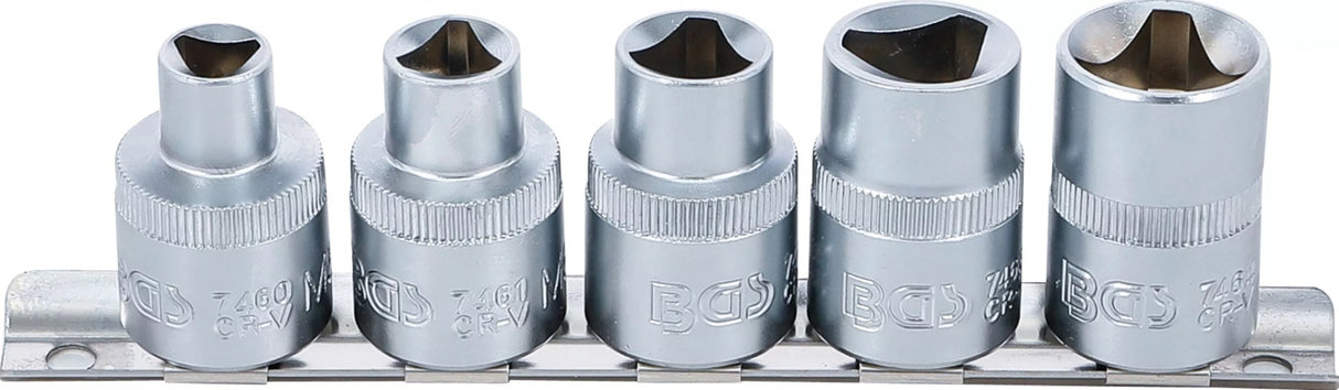 3-PT SOCKET SET | M5 - M12 (8 - 16,5 MM) | 5 PCS. (8608)