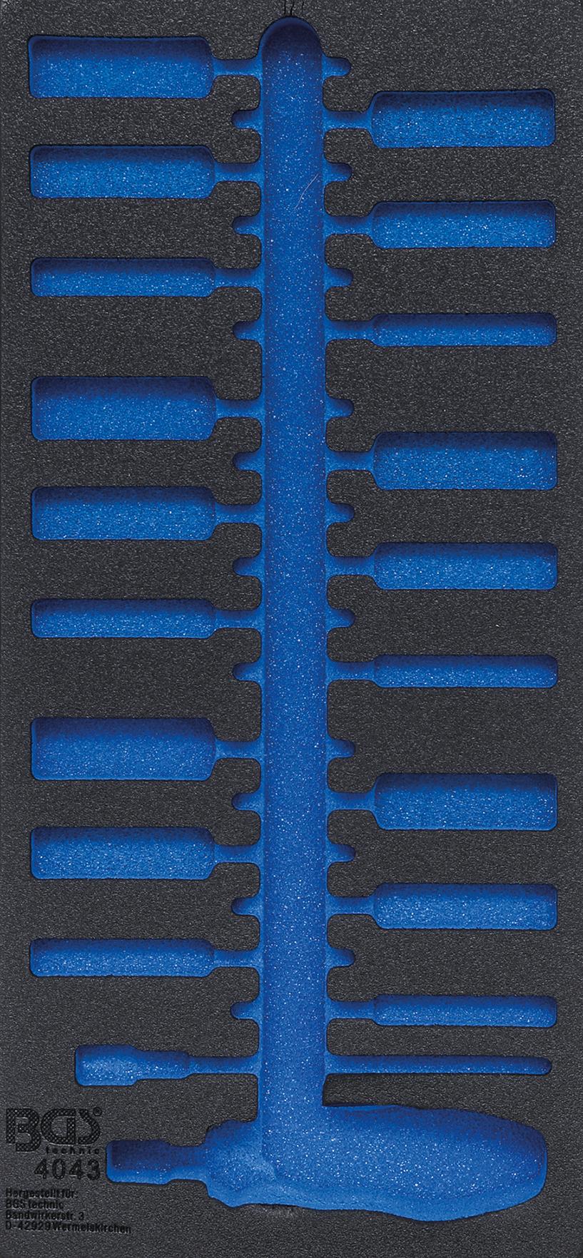 TOOL TRAY 1/3, EMPTY | FOR BGS 4043 (4043-1)