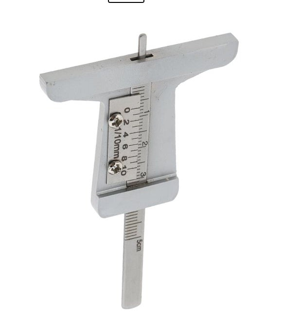 TIRE TREAD DEPTH GAUGE | STAINLESS STEEL | 0-50 MM (TG001)