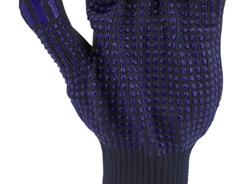 COTTON-POLYESTER GLOVES, PVC DOTS, "PSD" (74104)
